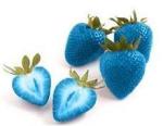 Blå jordgubbar